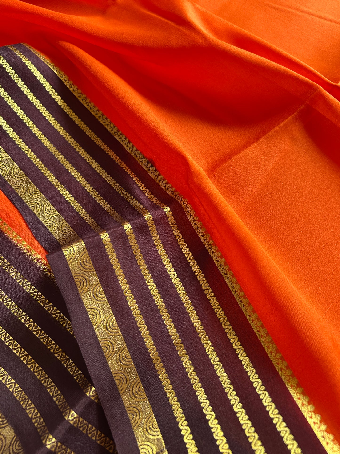 Rashmi (2D) : Orange-chocolate brown