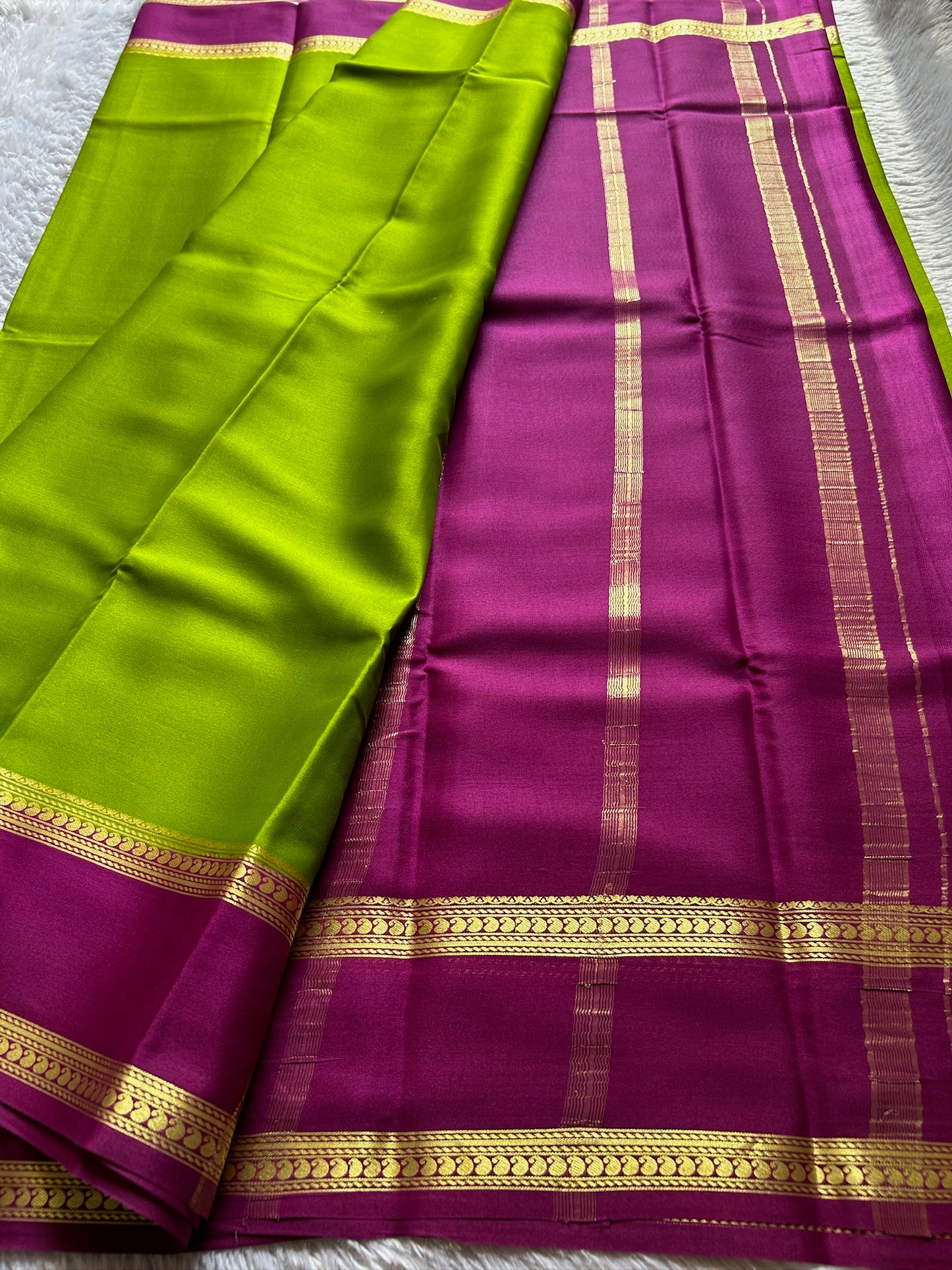 Malathi (2D) : Mehendi green-Plum