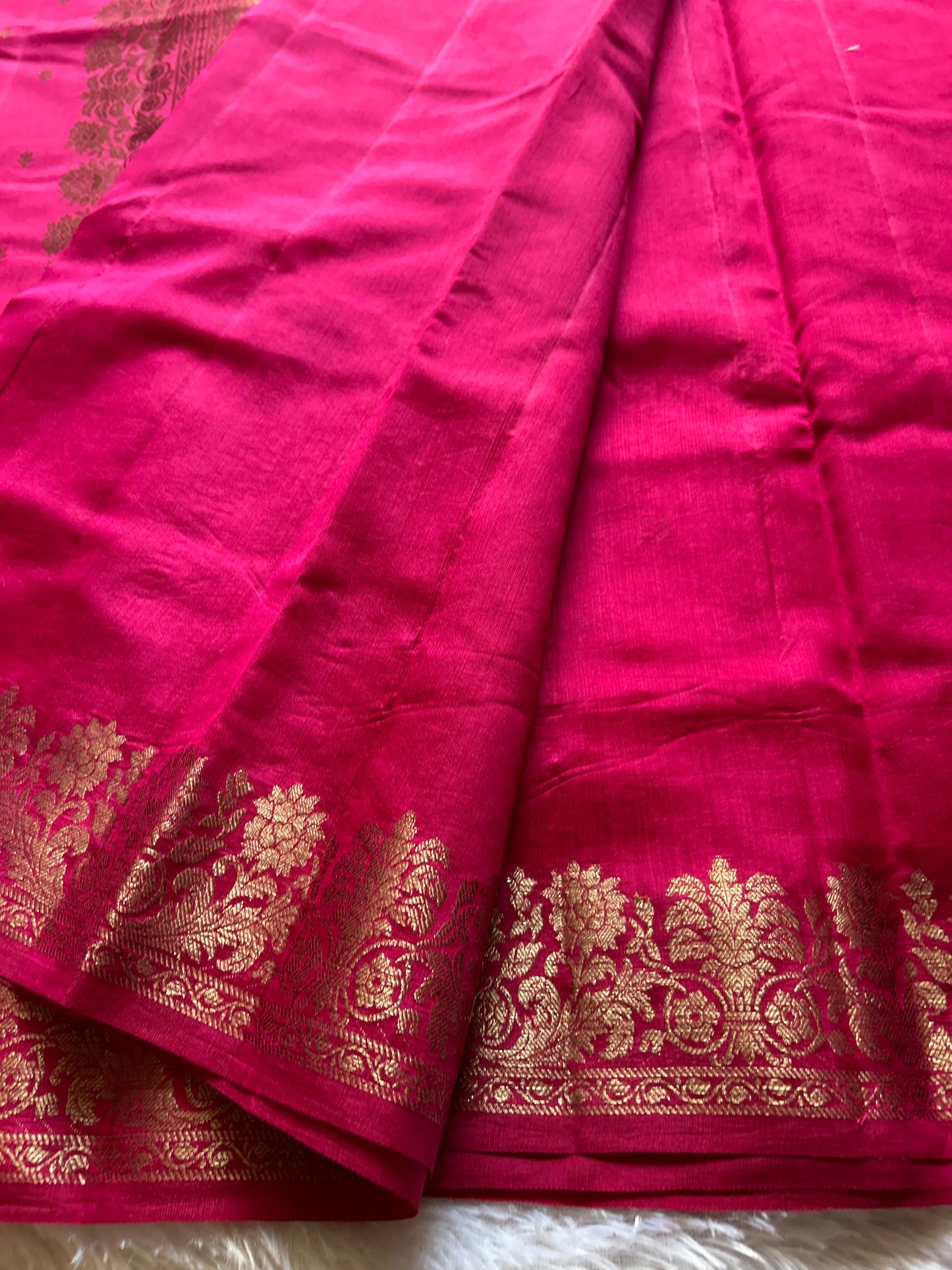 Banarasi Chiniya : Solid Pink