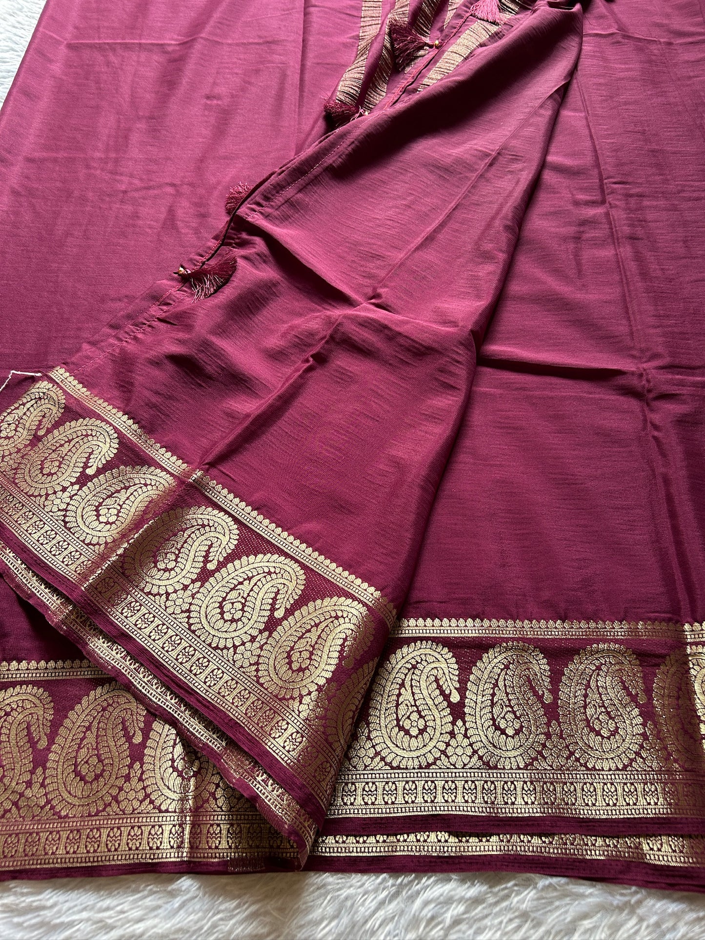 Semi Crepe : Dark Wine