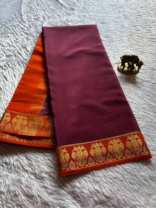 Veera : Maroon - Orange
