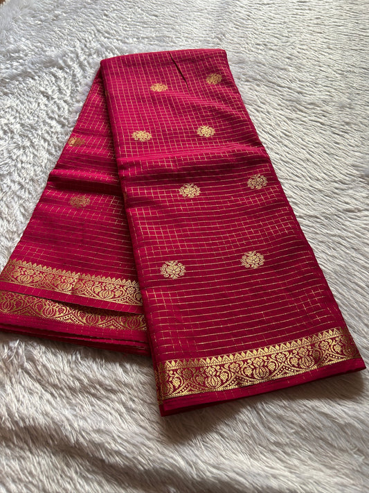 Semi Crepe : Solid Pink