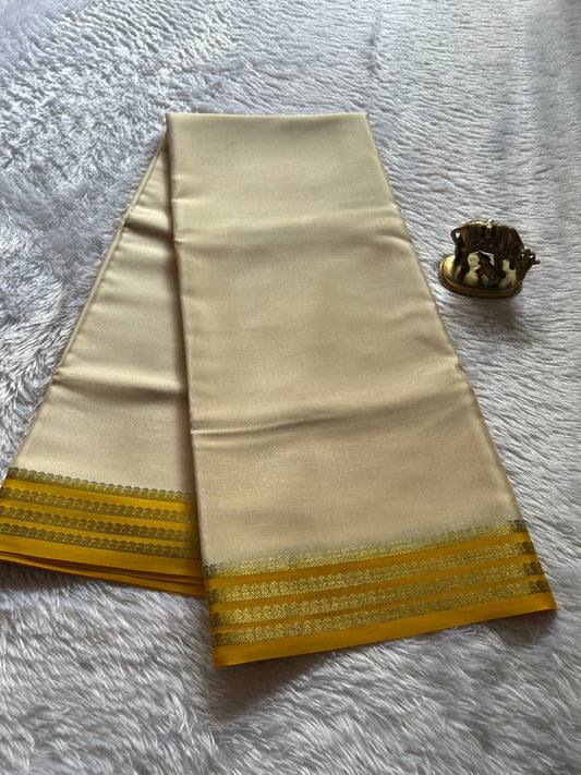 Aragini (2D) : Off white-Yellow