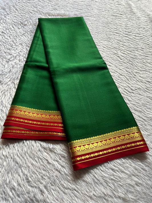 Sushmitha (2D) : bottle green-red