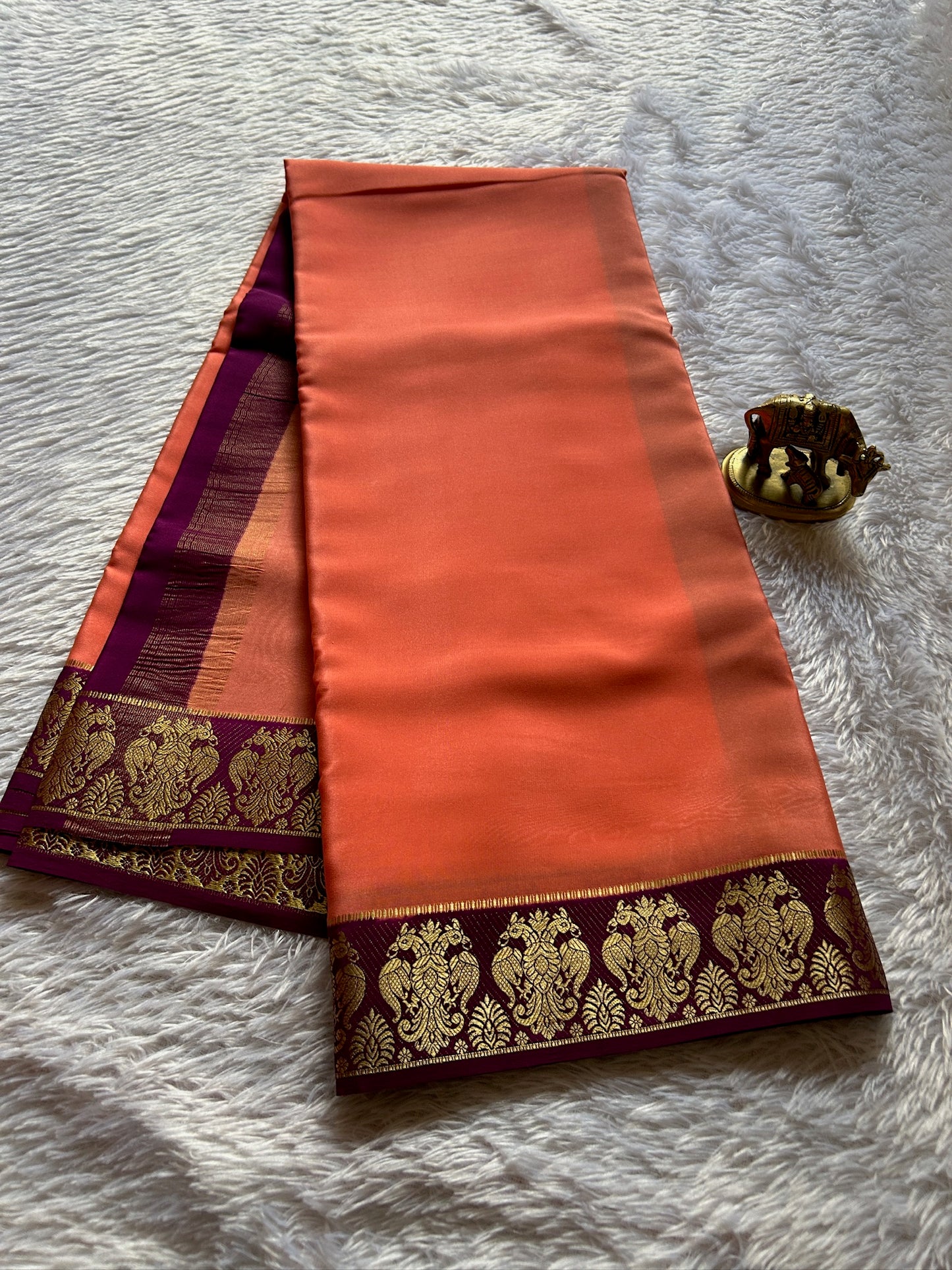 Veera (2D) : Dark peach-magenta