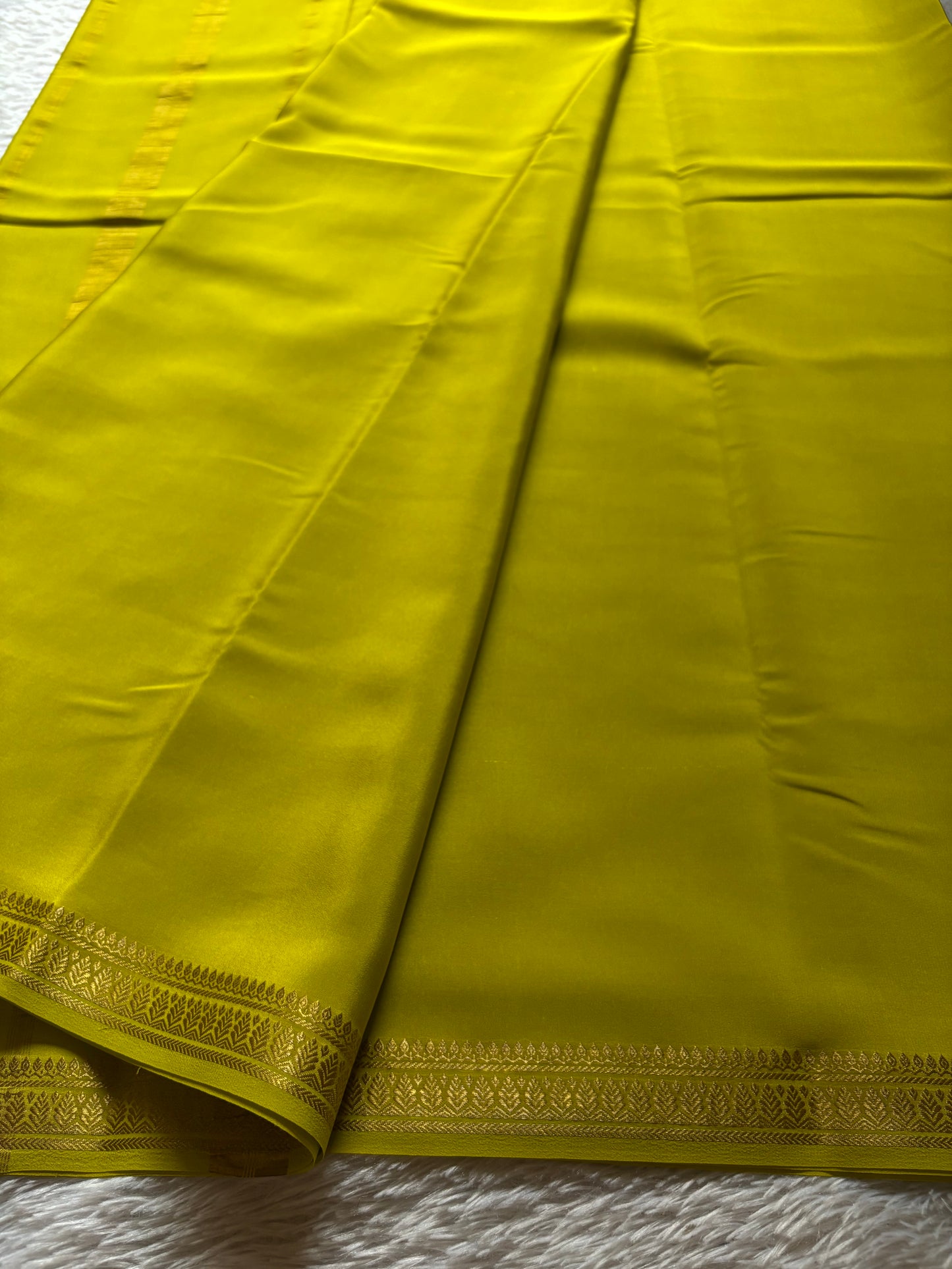 Jyothi : Solid Lemon Yellow