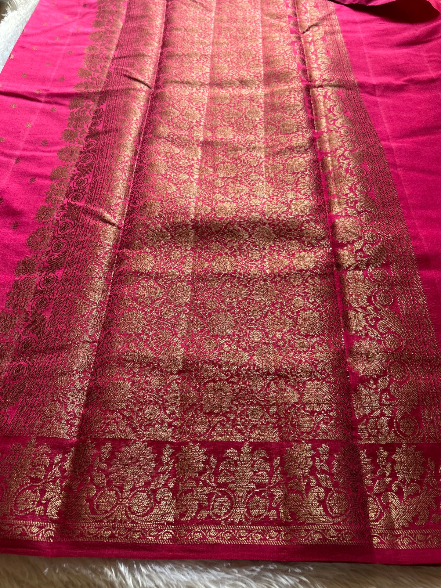 Banarasi Chiniya : Solid Pink