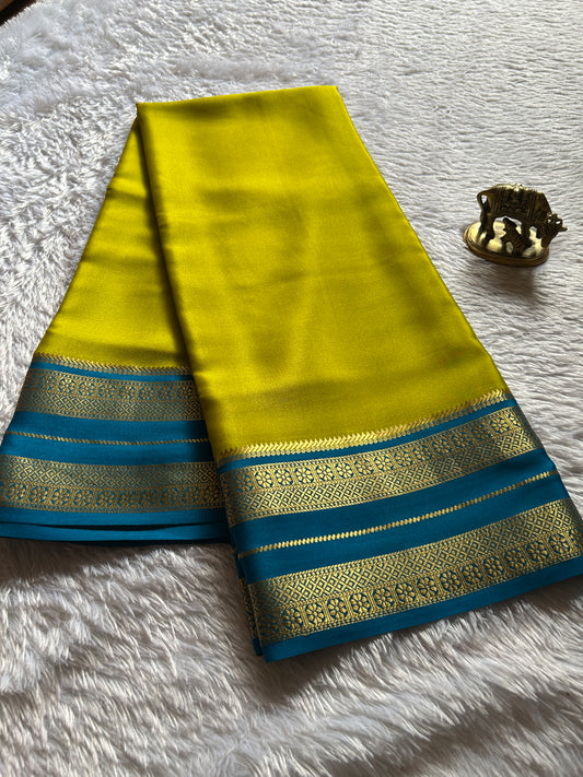 Raagini (2D) : Lime green-teal