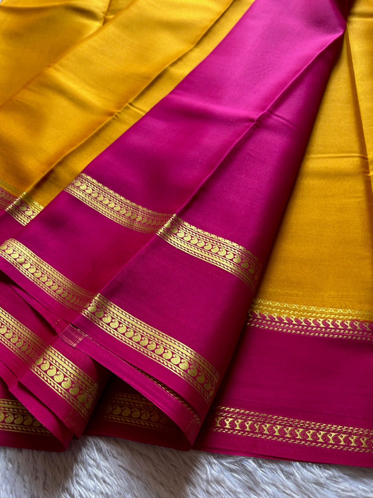 Malathi (2D) : Golden yellow -pink