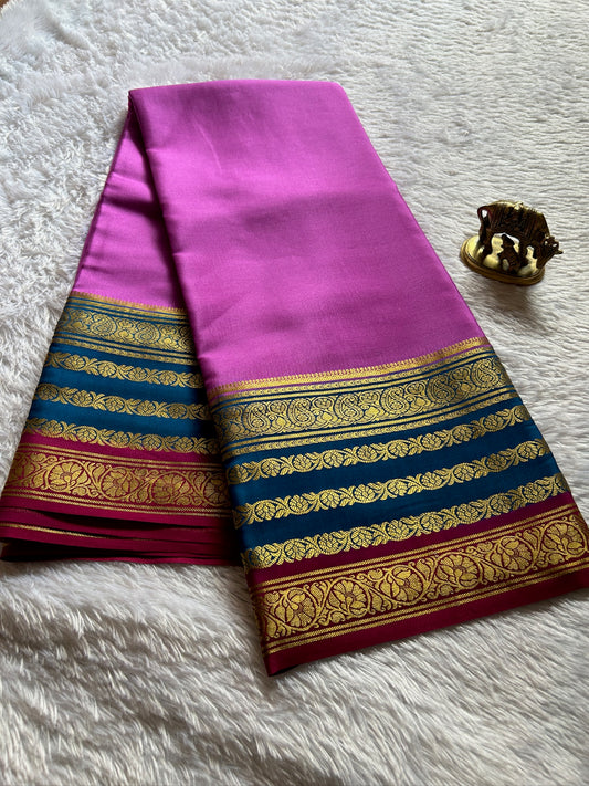 Bindu (3D) : bright magenta-sapphire blue-pink