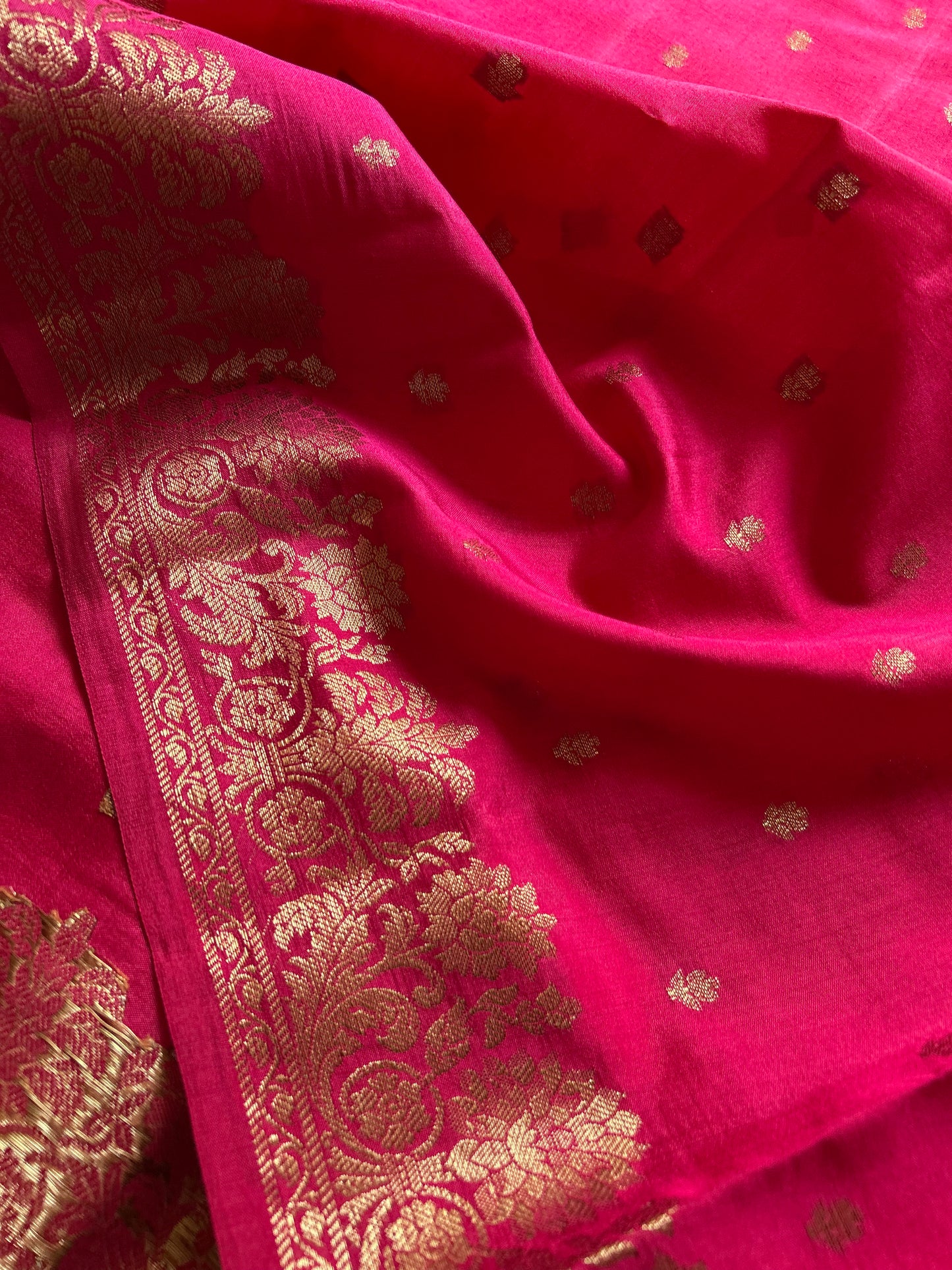 Banarasi Chiniya : Solid Pink