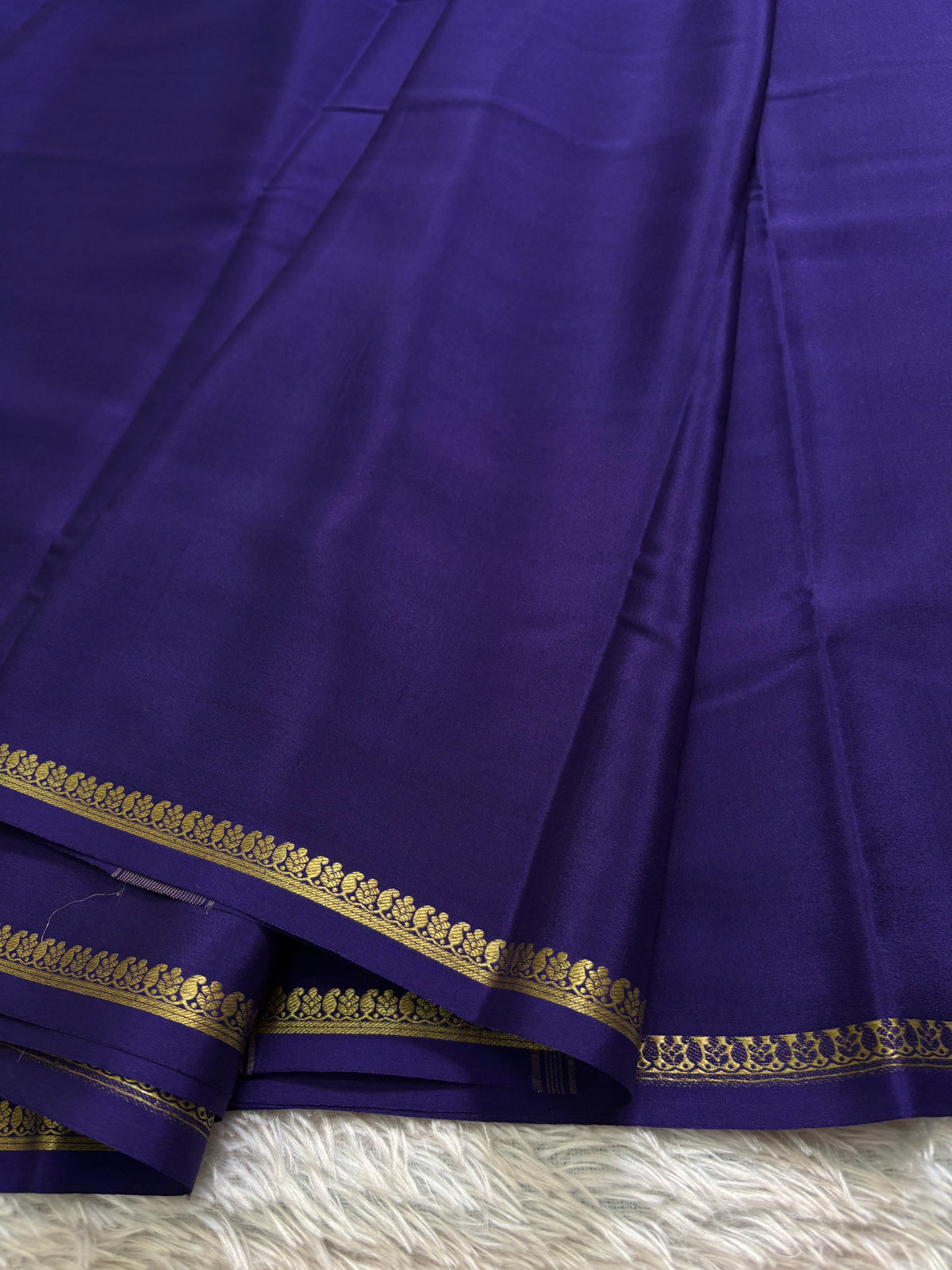 Vandana : Solid Dark blue
