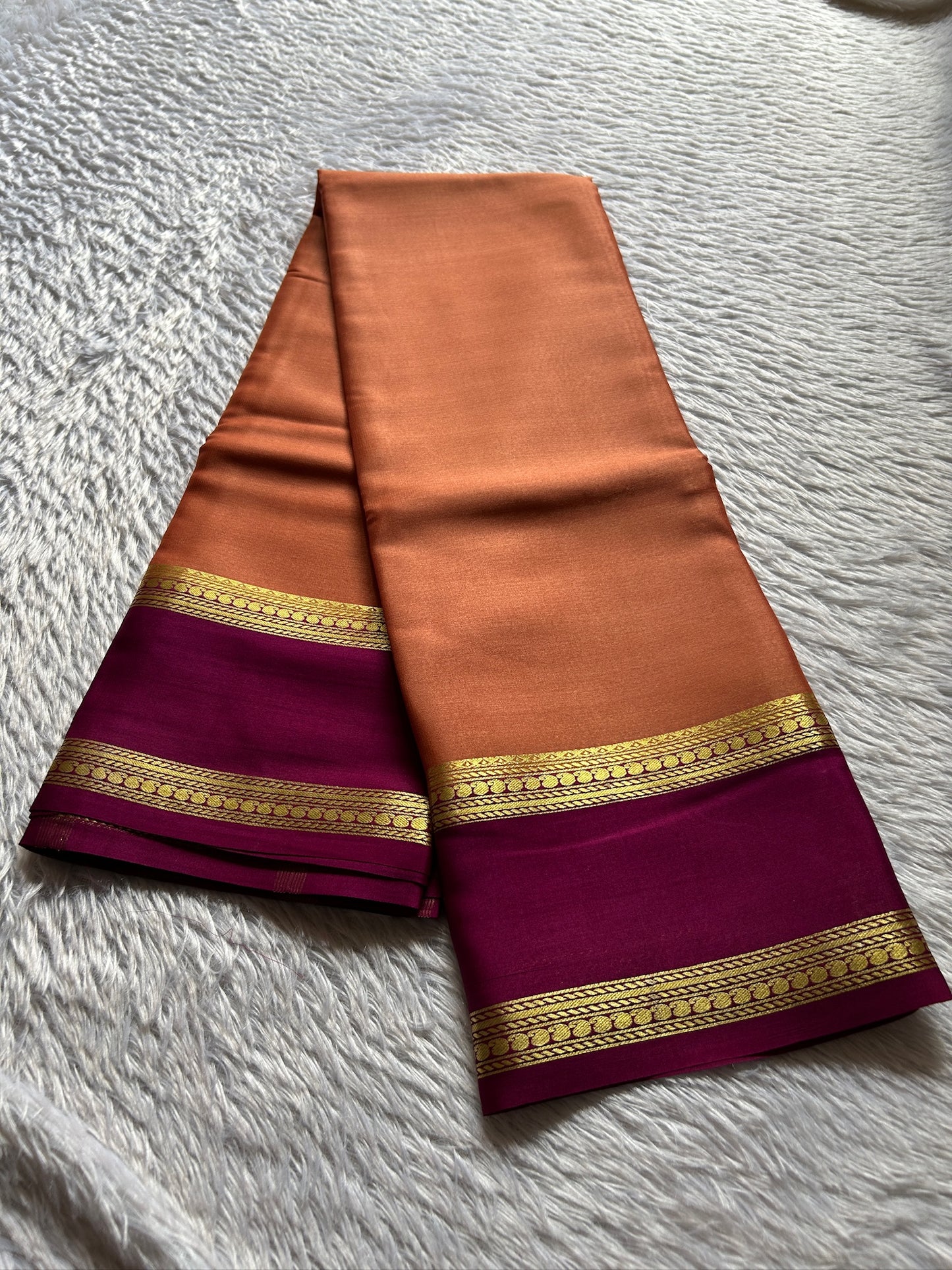 Malathi (2D): Dark peach - Pink