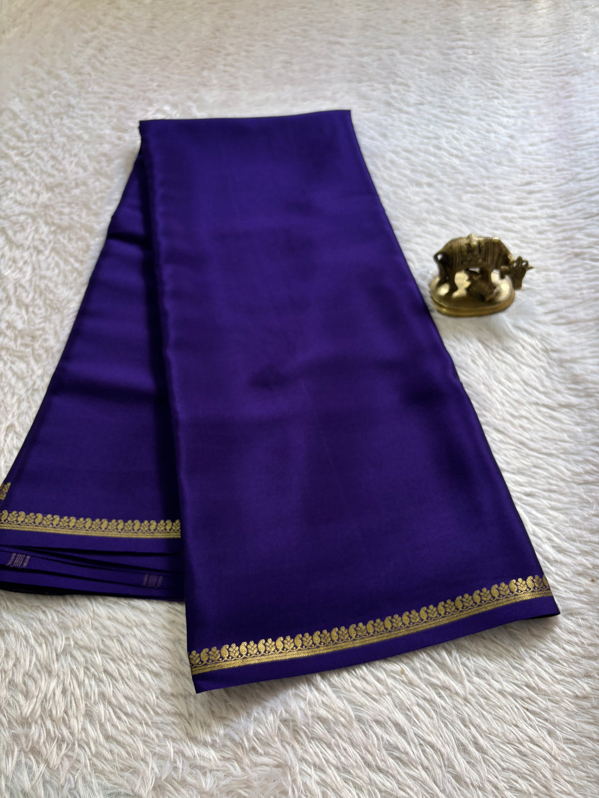 Vandana : Solid Dark blue