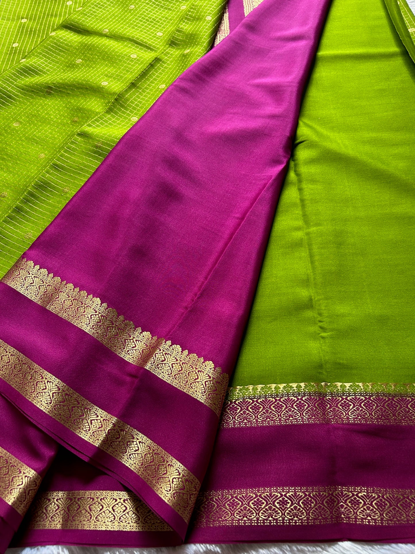Nandini (2D) : Mehendi Green-Magenta