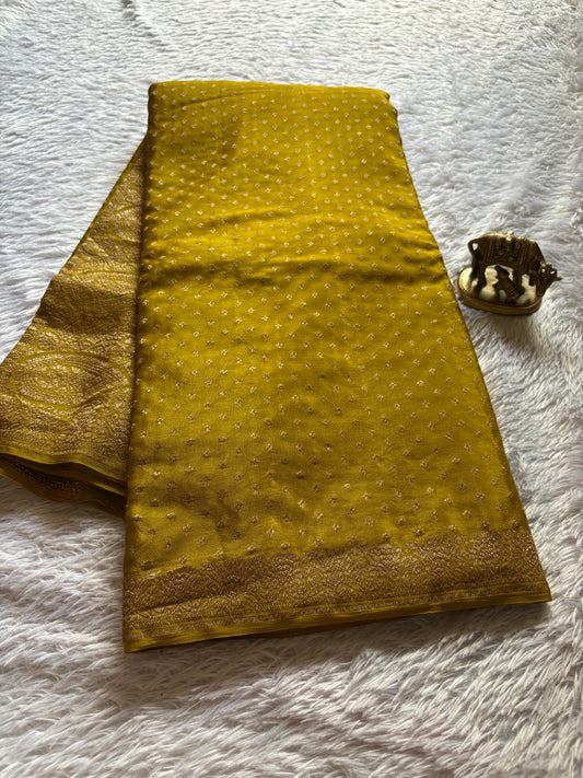 Mahiya : Solid Mehendi Yellow
