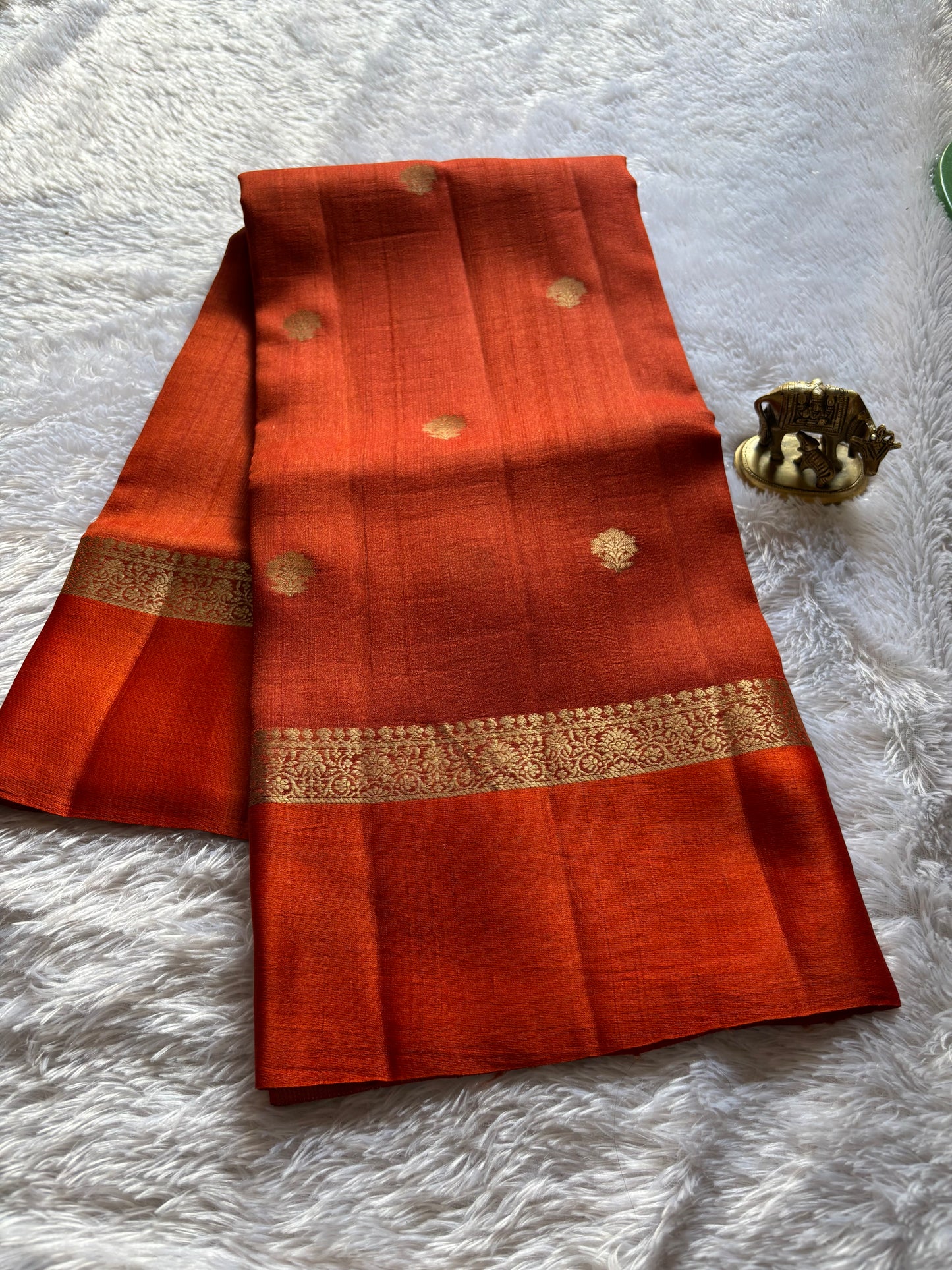 Sapna : Solid Rust orange