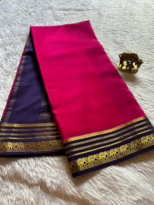 Eshwari (2D) : Blush pink-bright pink