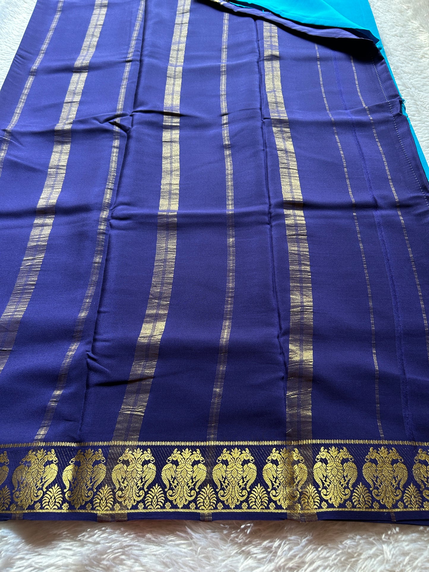 Veera (2D) : Ananda Blue-Dark Blue