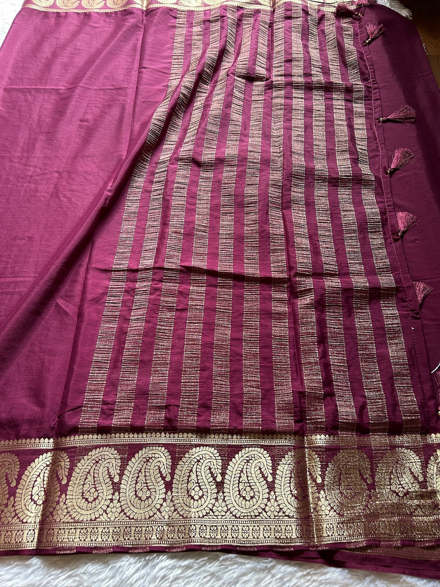 Semi Crepe : Dark Wine