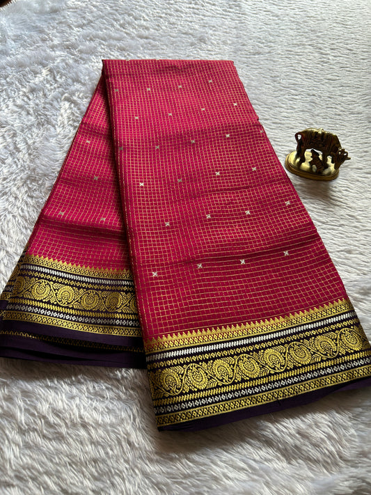 Haasini (2D) : Pink-Dark Purple