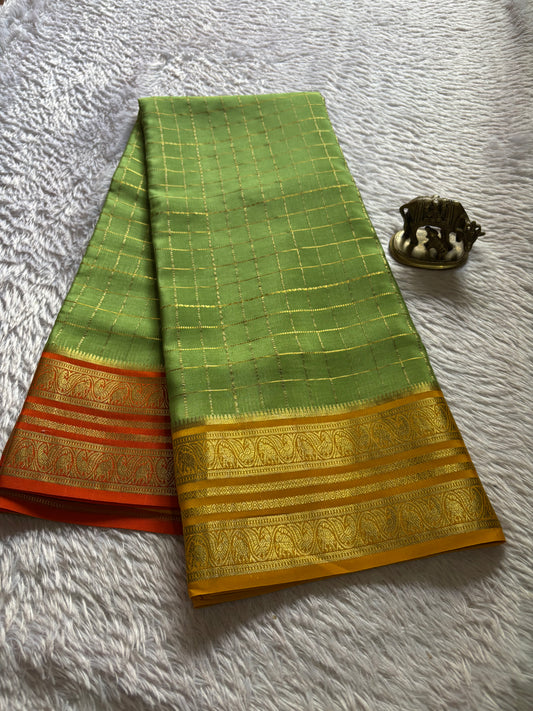 Ganga (3D) : Dark pista green-yellow-orange