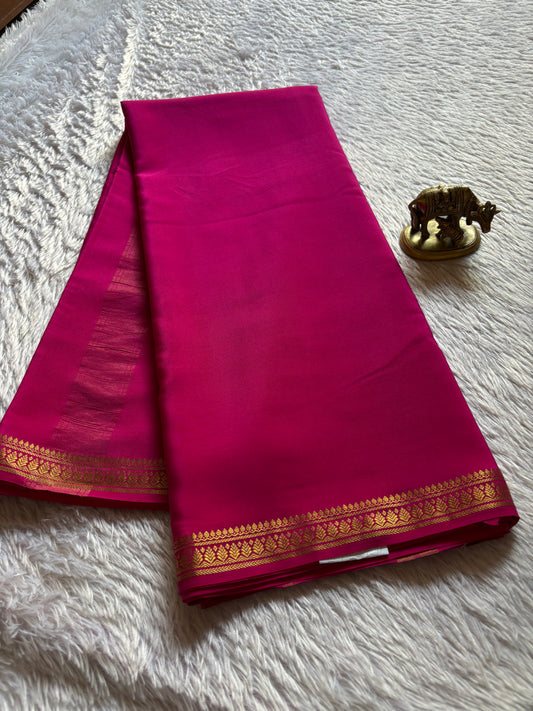 Jyothi : Solid Hot pink