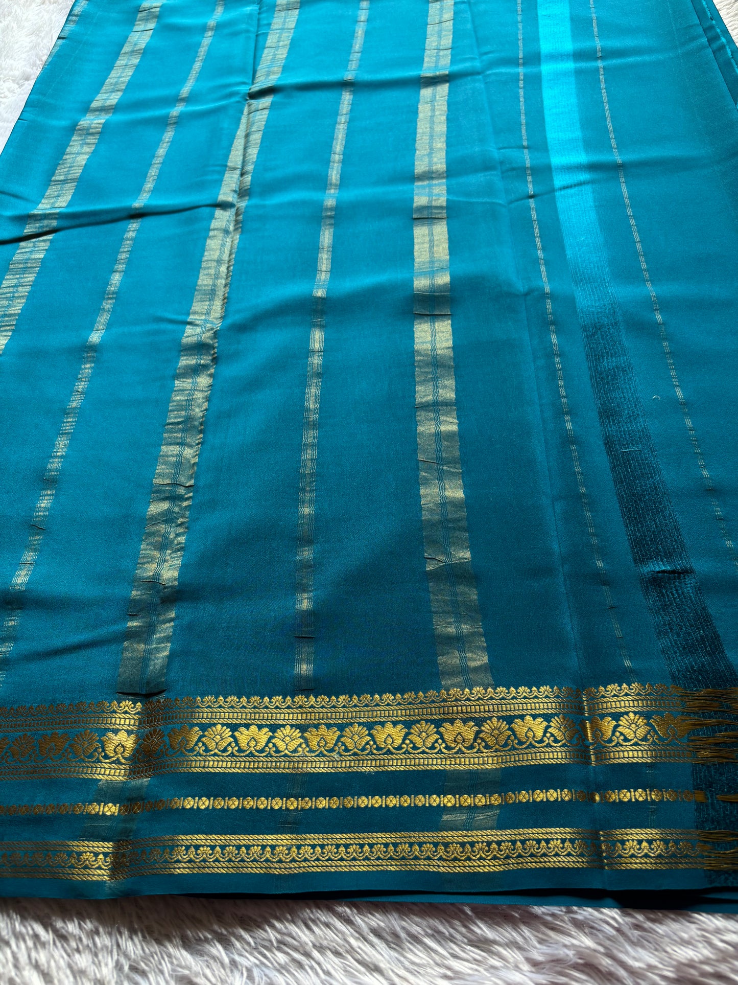 Padmaja : Teal Blue
