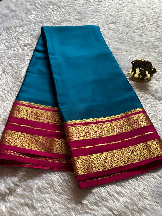 Raagini (2D) : sapphire blue-rani pink