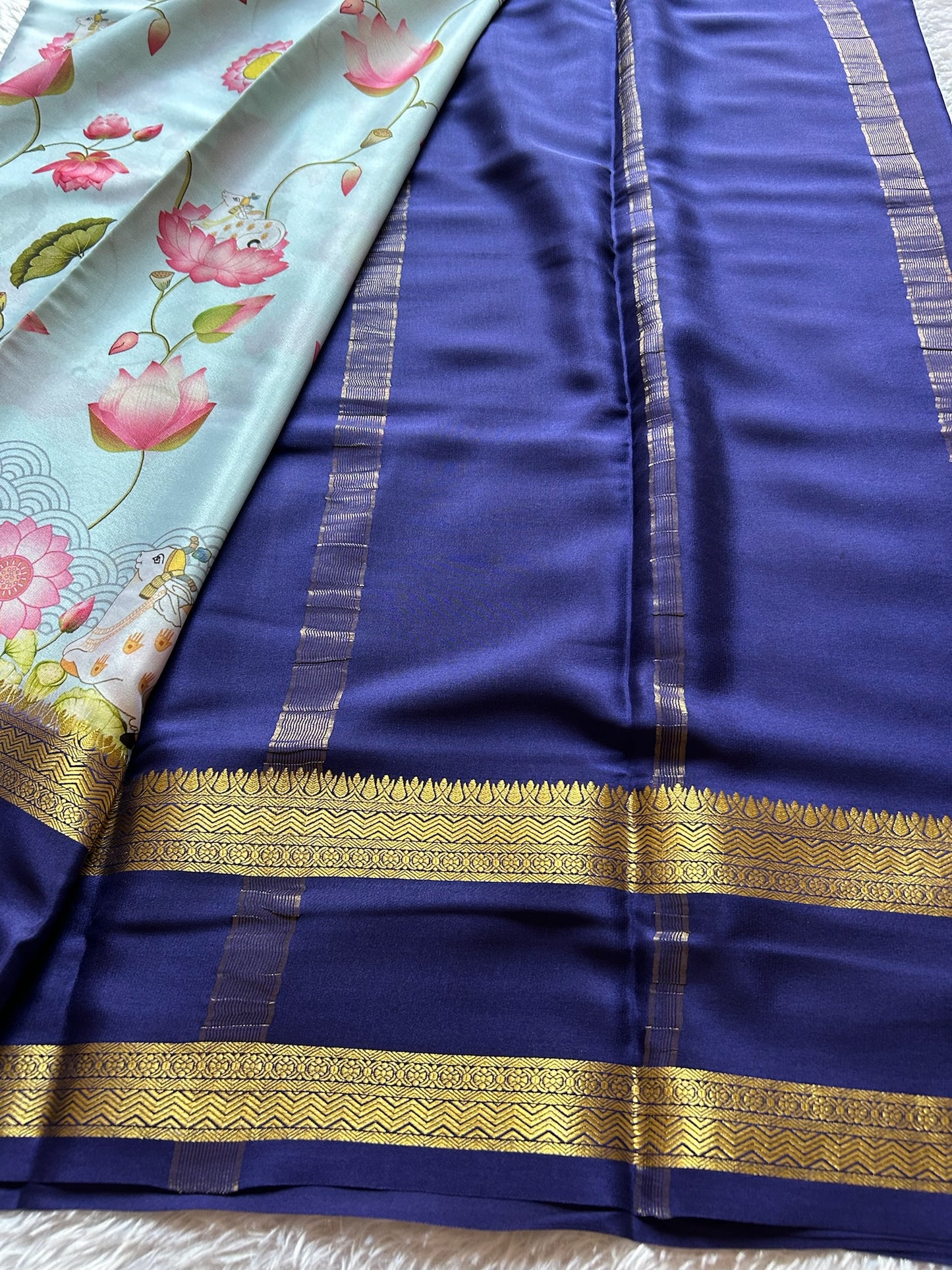 Kasturi (2D) : Light sky blue-dark blue