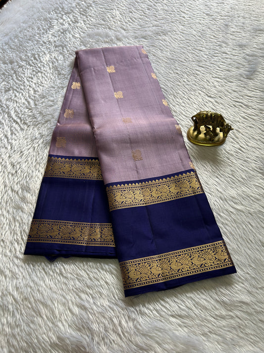 Lakshmi (2D) : Lavender - Dark Blue