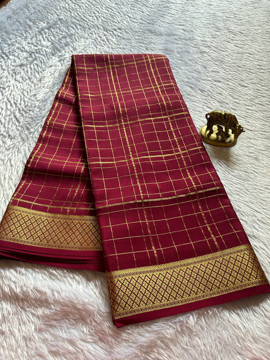 Sushma : Solid Maroon