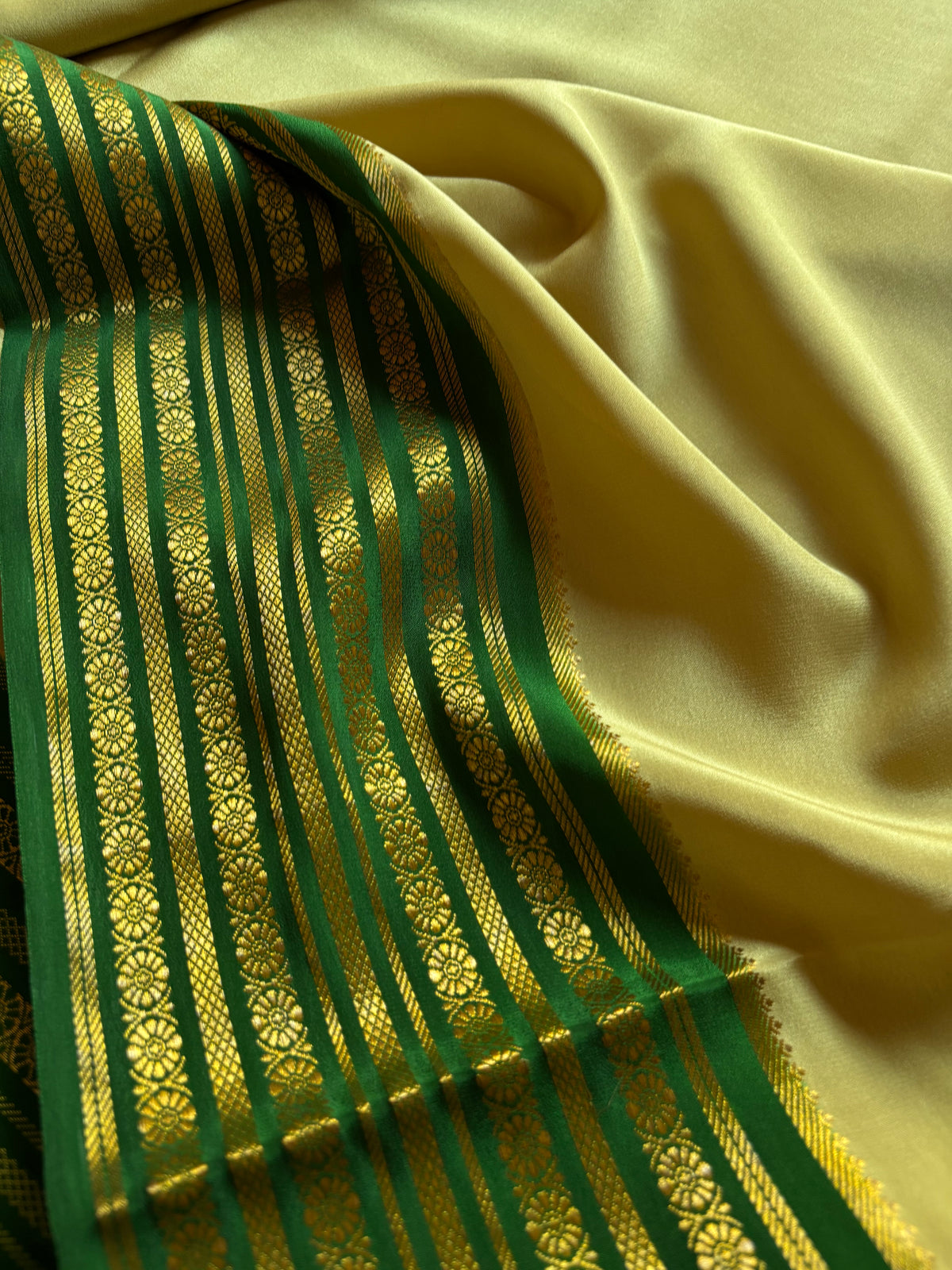 Parimala : Sage Green - Dark Green
