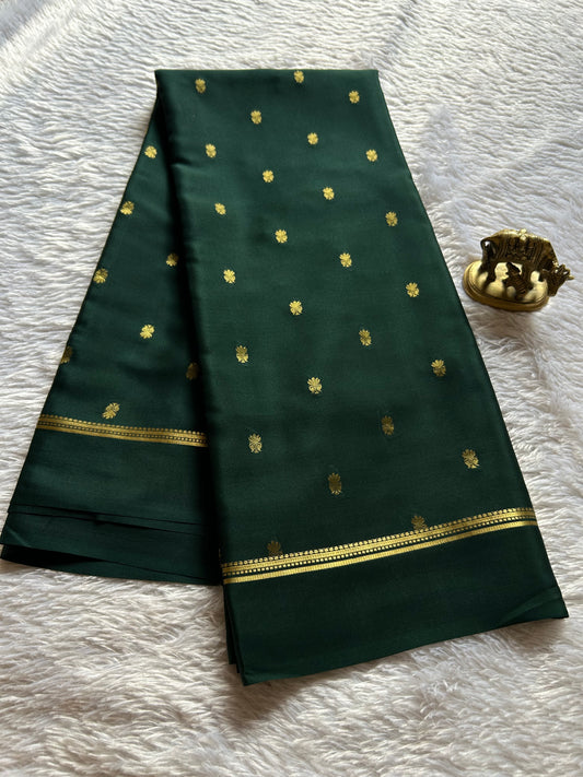 Sahana : Solid Dark bottle green
