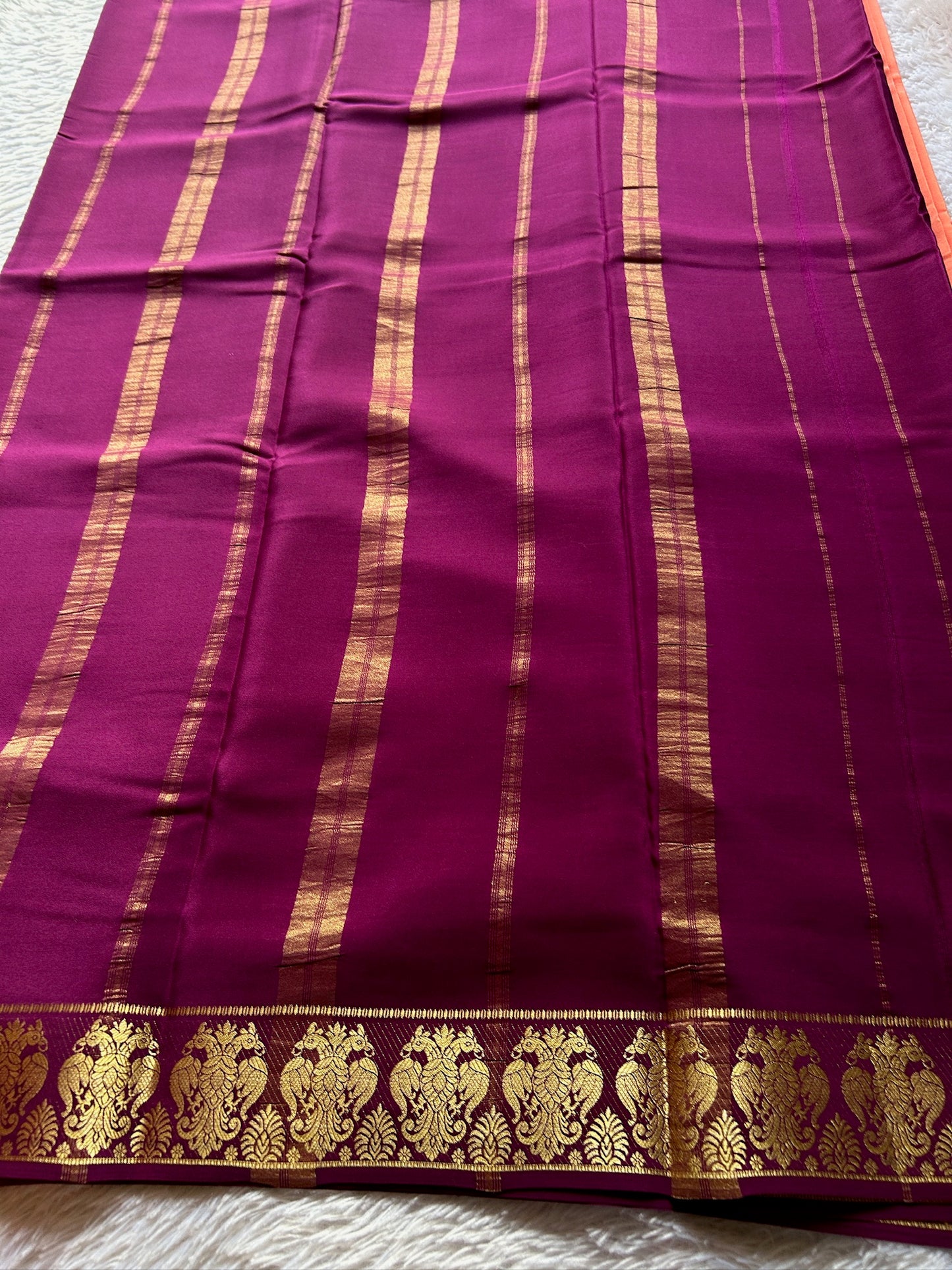 Veera (2D) : Dark peach-magenta