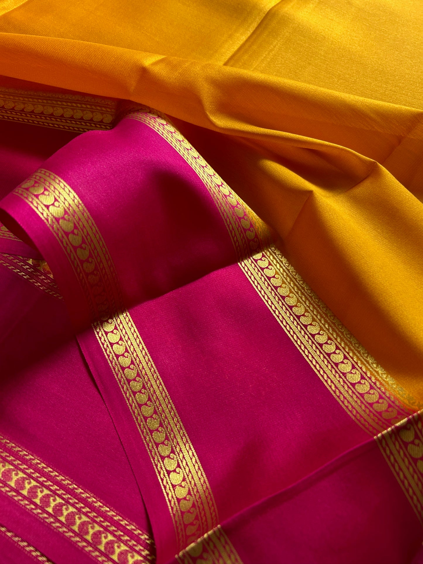 Malathi (2D) : Golden yellow -pink