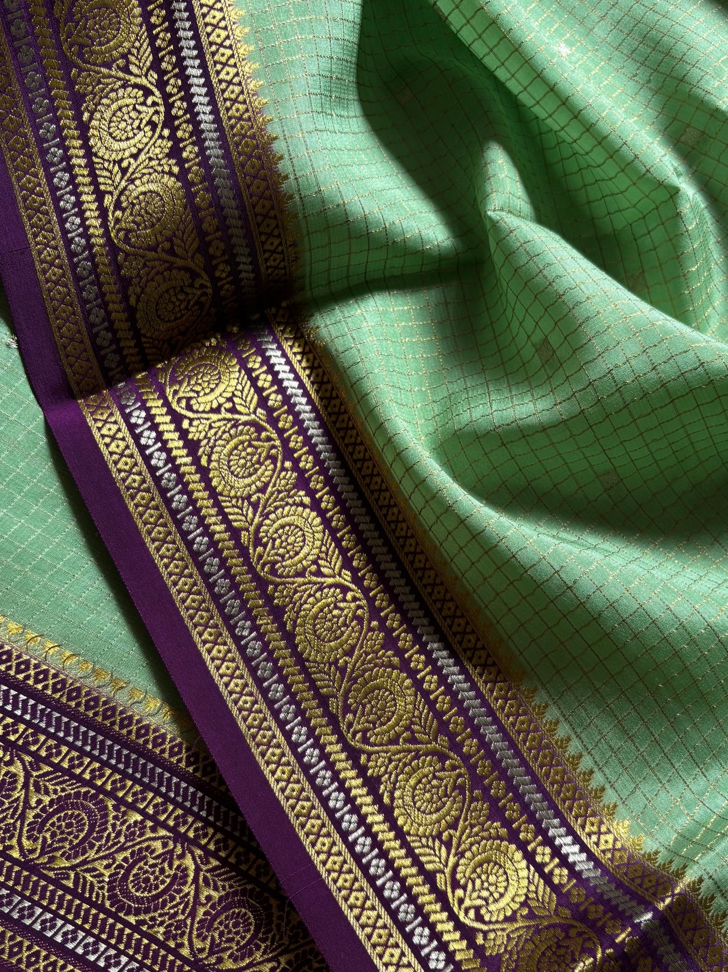 Haasini (2D) : Pista green-dark magenta