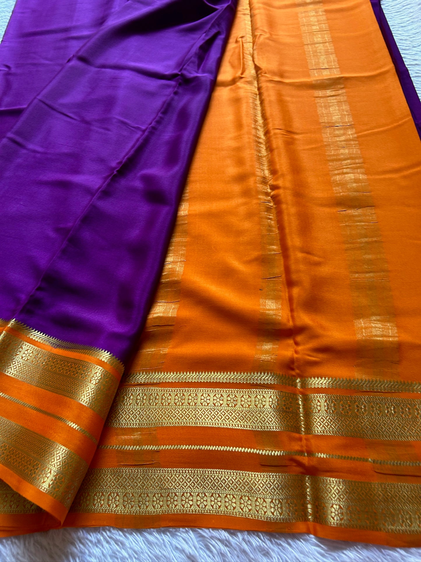 Raagini (2D) : Dark Purple - Orange