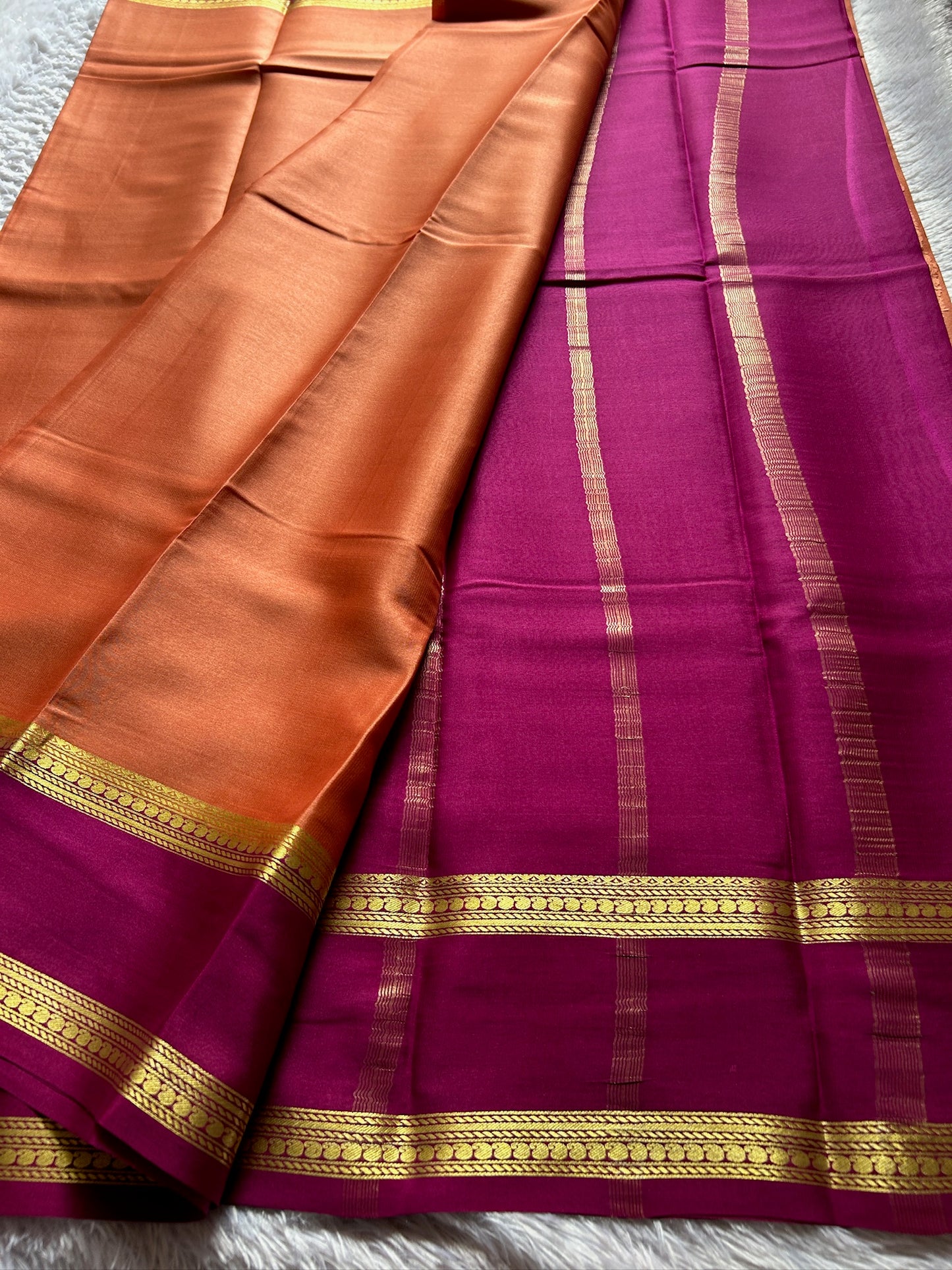 Malathi (2D): Dark peach - Pink