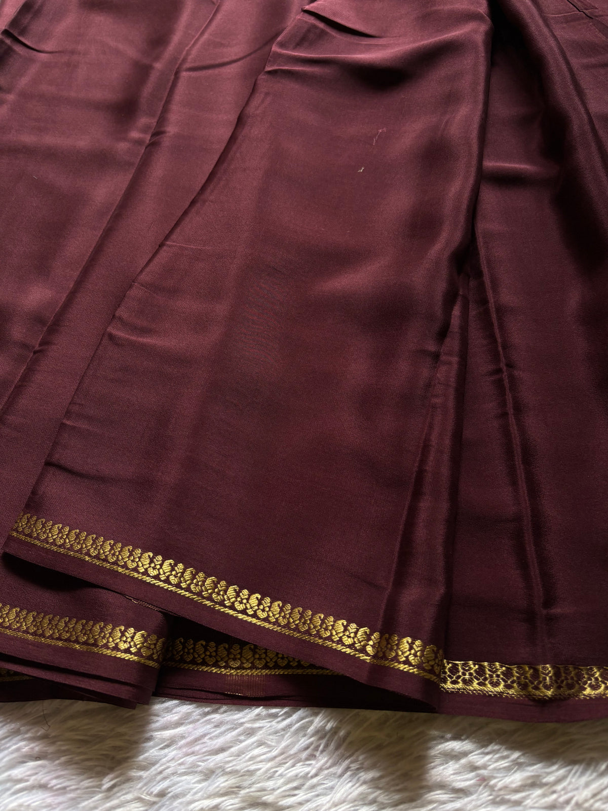 Nitya : Solid Chocolate brown