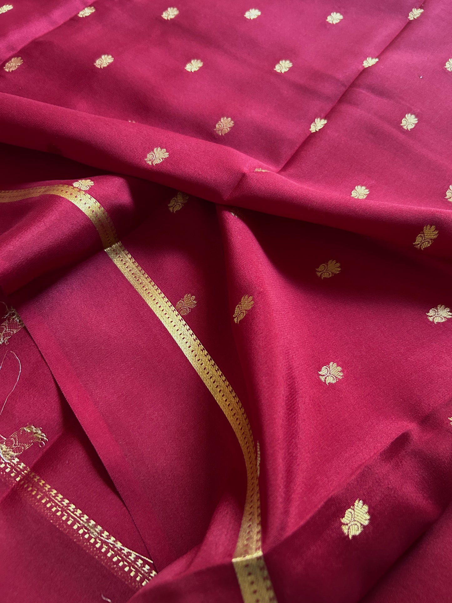 Sahana: Solid Maroon