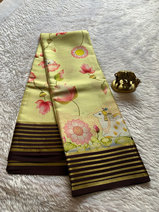 Kamala (2D) : Light yellow-chocolate brown