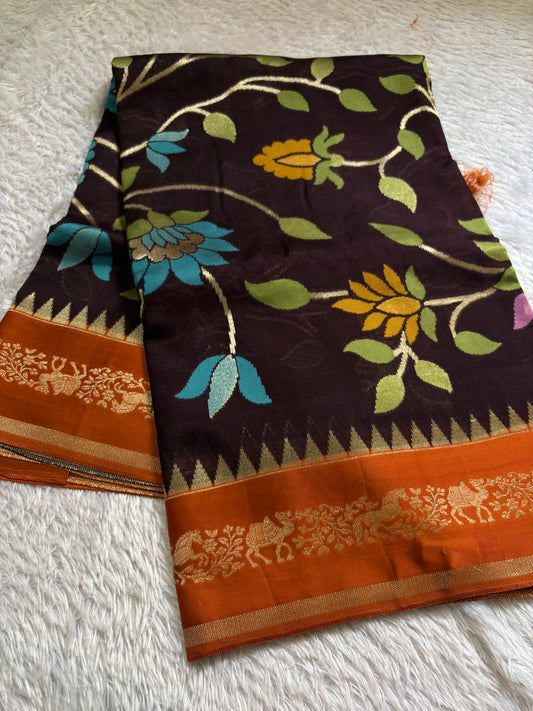 NYD114 (2D) : Chocolate brown-rust orange