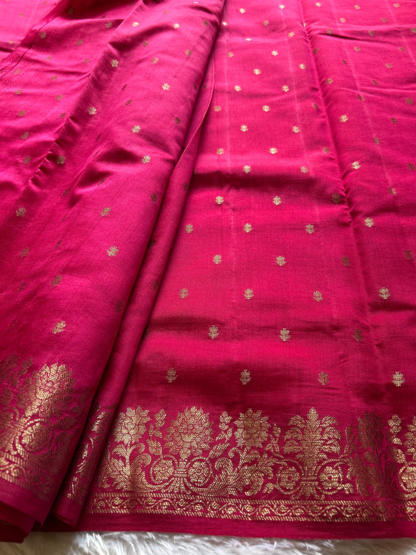 Banarasi Chiniya : Solid Pink