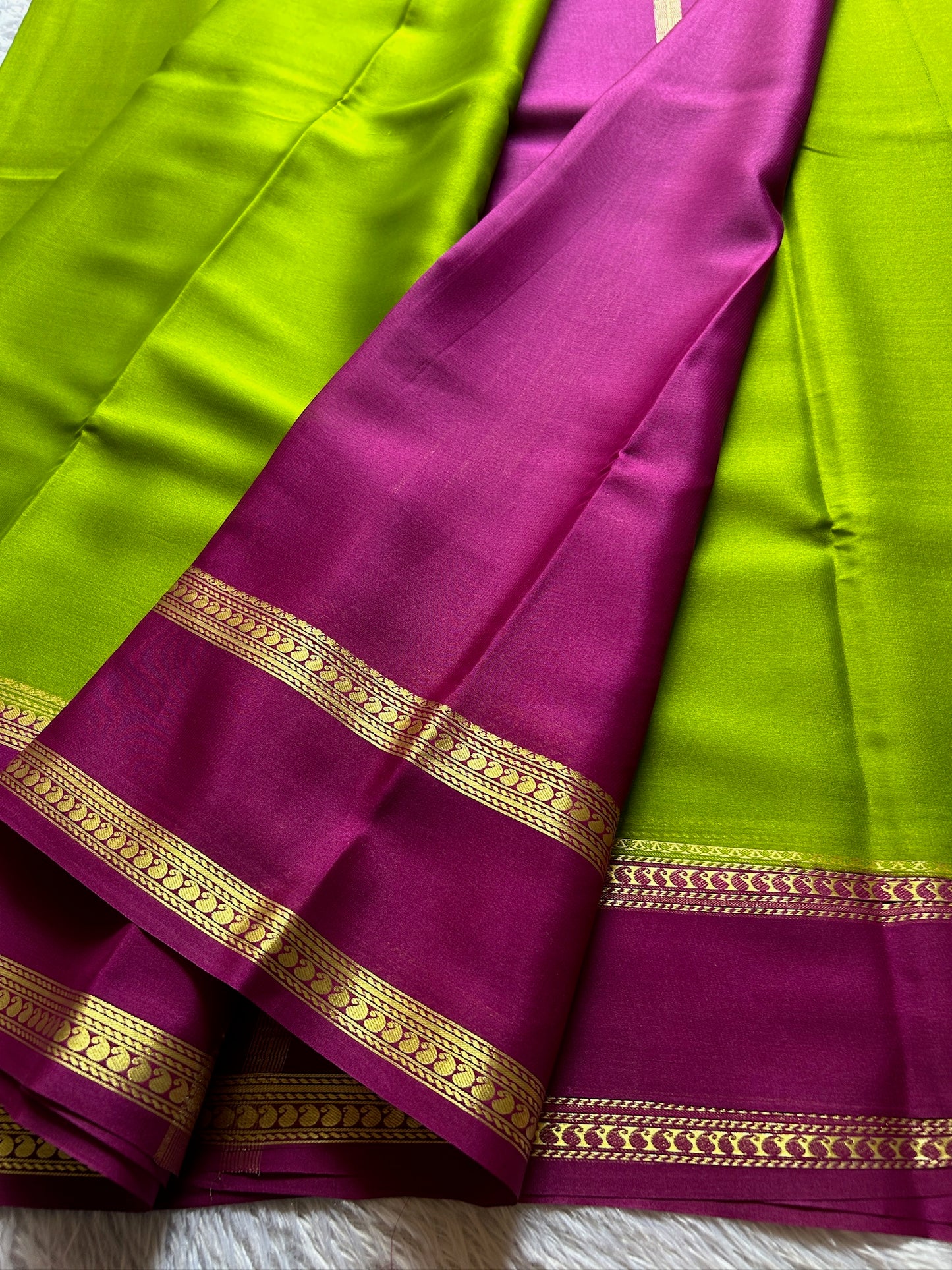 Malathi (2D) : Mehendi green-Plum