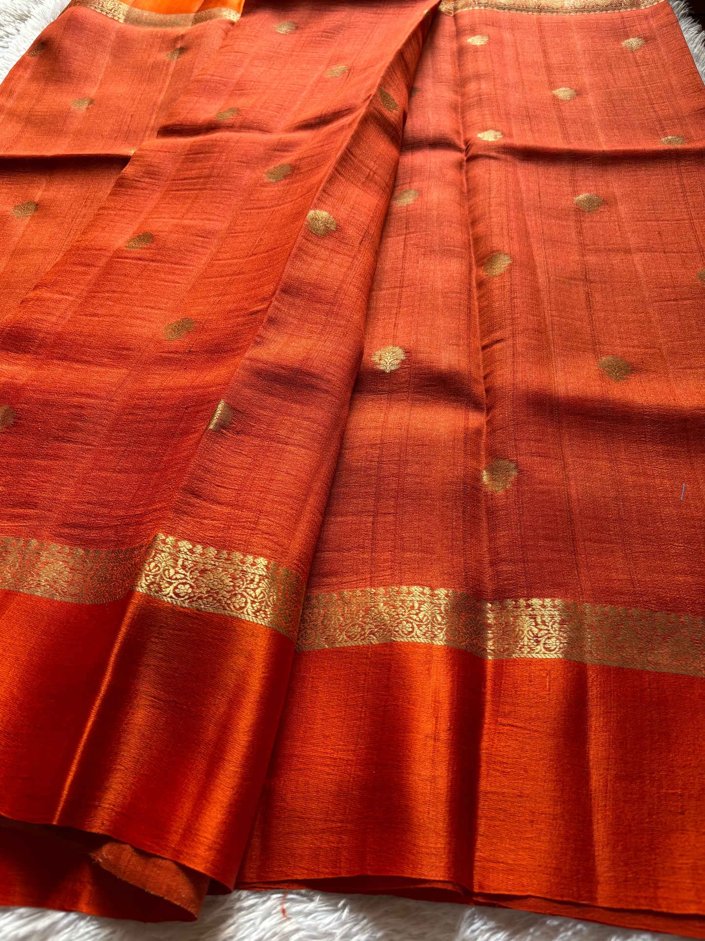 Sapna : Solid Rust orange