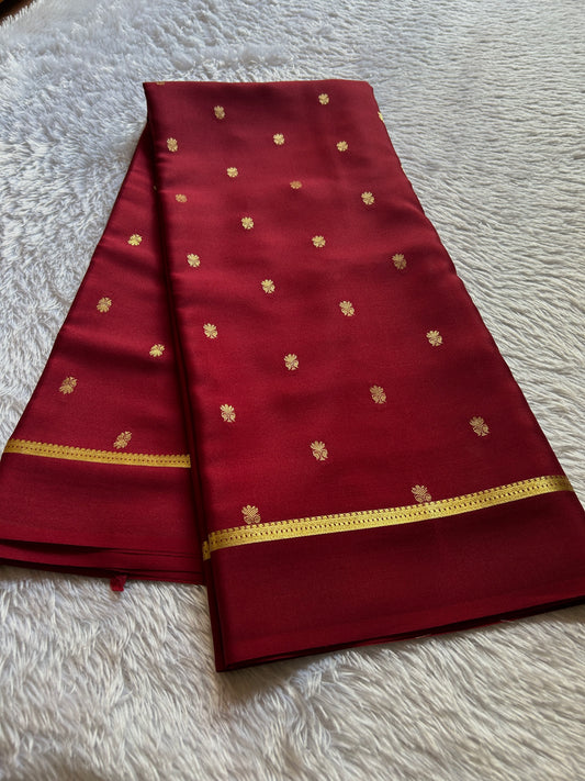 Sahana: Solid Maroon