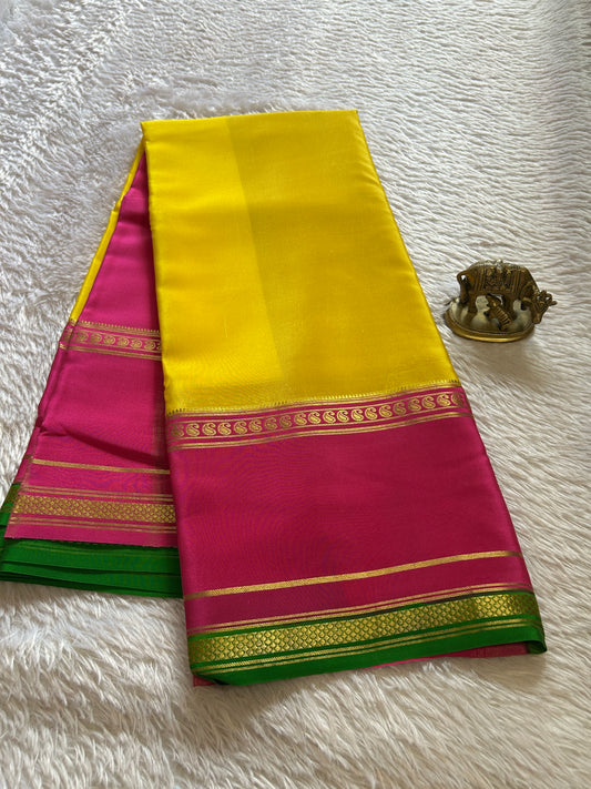 Triguna (3D) : Yellow-pink-green