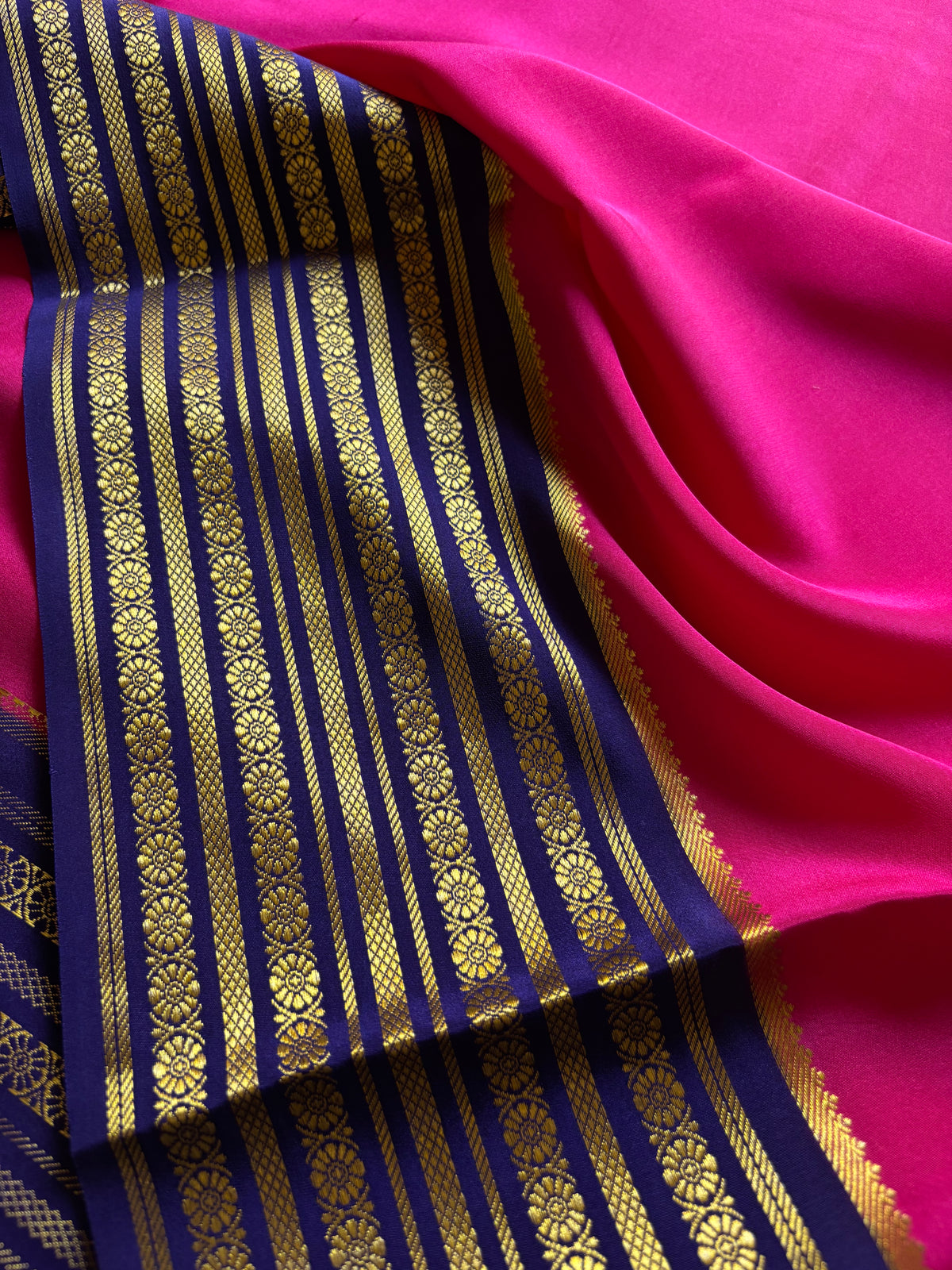 Parimala : Pink - Dark Blue