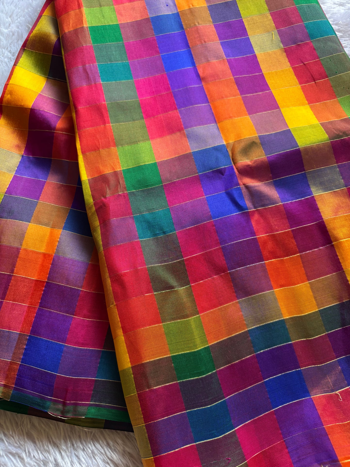 Pure Silk Multicolor Blouse
